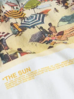 T-Shirt<Holzweiler Ranger National Tee T-shirt Hvit Og Gul