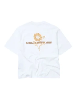 T-Shirt<Holzweiler Ranger Sunflower Tee T-shirt Hvit Og Brun