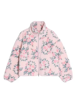 Jakke<Holzweiler Rype Fleece Jacket Jakke Rosa Mønster