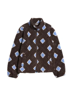 Jakke<Holzweiler Rype Fleece Jacket Jakke Brun Mønster