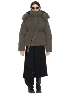 Jakke<Holzweiler Steilia Brushed Down Jkt Jakke Mørkegrønn