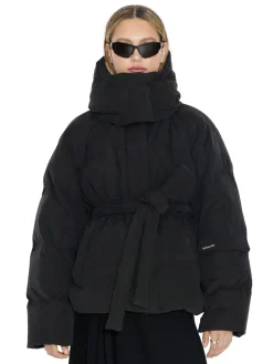 Jakke<Holzweiler Steilia Brushed Down Jkt Jakke Sort Black