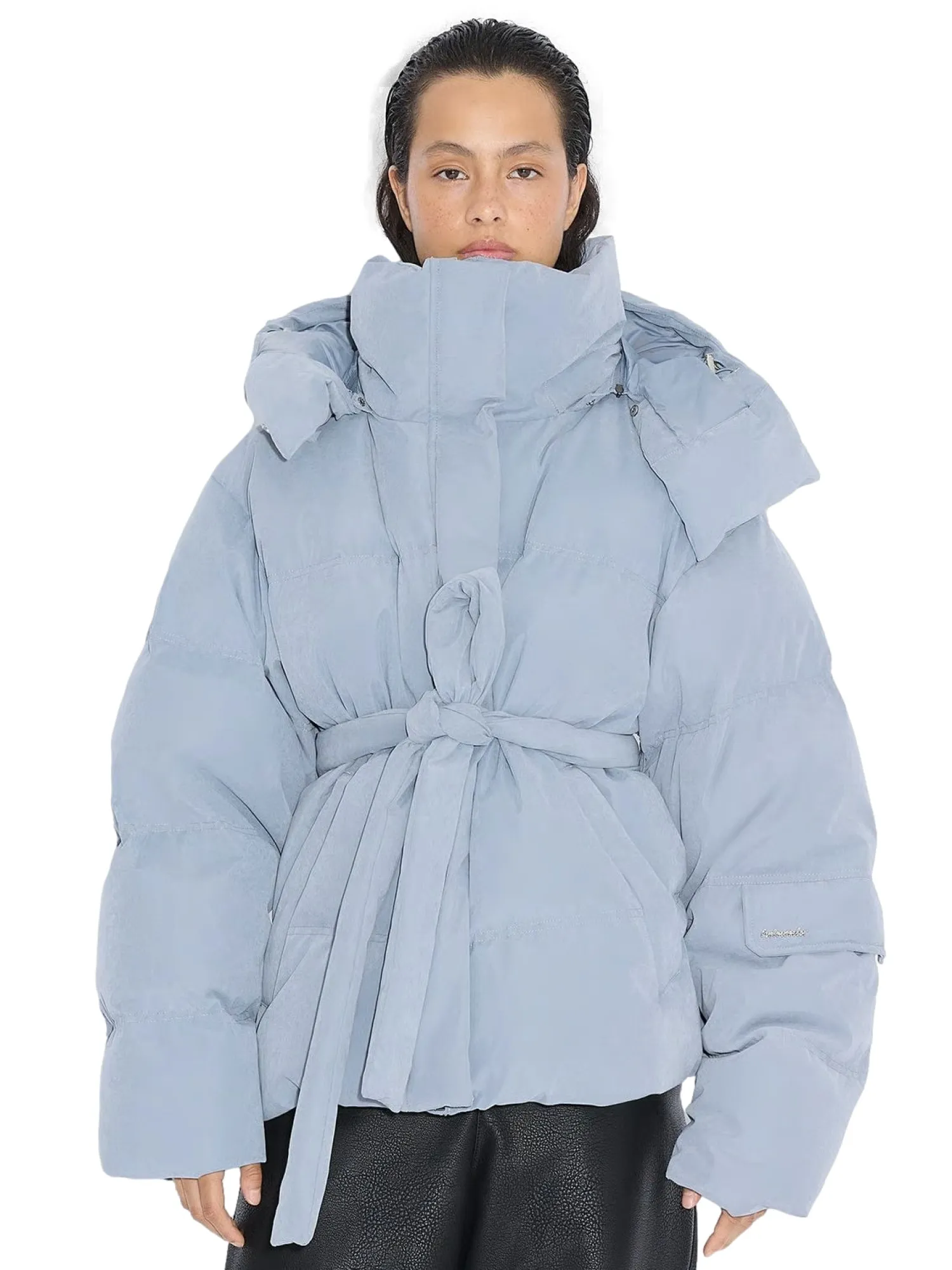 Jakke<Holzweiler Steilia Brushed Down Jkt Jakke Gråblå