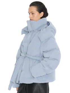 Jakke<Holzweiler Steilia Brushed Down Jkt Jakke Gråblå