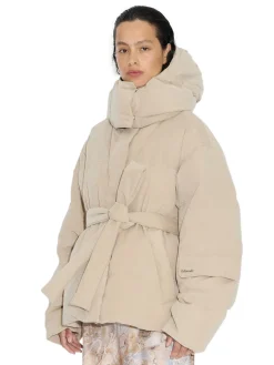 Jakke<Holzweiler Steilia Brushed Down Jkt Jakke Beige