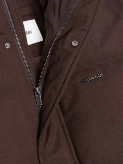 Jakke<Holzweiler Tech Wool Down Jacket Jakke Brun