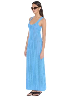 Kjole<Holzweiler Tine Crochet Dress Kjole Blå