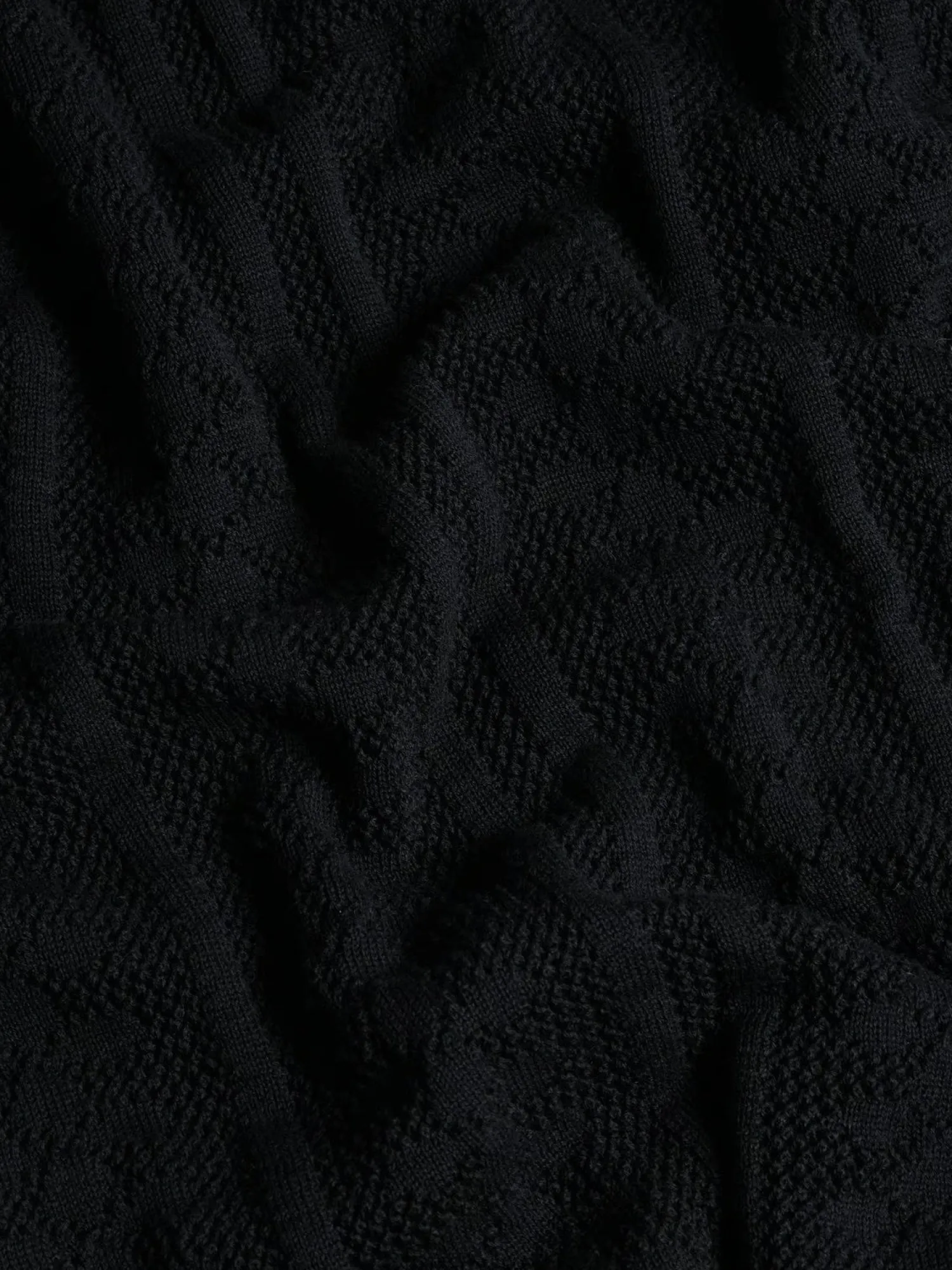 Kjole<Holzweiler Tine Crochet Dress Kjole Sort