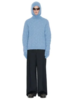 Hodeplagg|Hodeplagg<Holzweiler Tine Fluffy Balaclava Balaclava Lyseblå