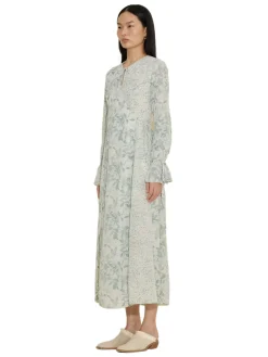 Kjole<Holzweiler Valery Print Dress Kjole Grønn Mønster