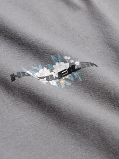 T-Shirt<Holzweiler W. Regular Flora Tee T-shirt Grå