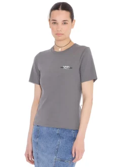 T-Shirt<Holzweiler W. Regular Flora Tee T-shirt Grå