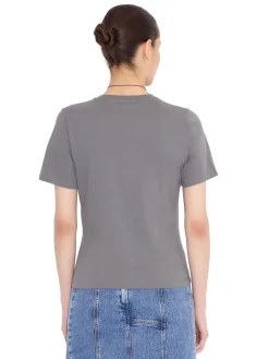 T-Shirt<Holzweiler W. Regular Flora Tee T-shirt Grå