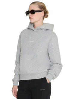 Genser<Holzweiler W Regular Hoodie Genser Lysegrå