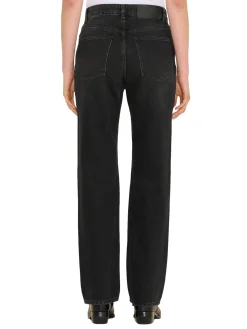 Jeans<Holzweiler W. Regular Jeans Jeans Vasket Sort