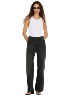 Jeans<Holzweiler Wide Jeans Jeans Vasket Sort