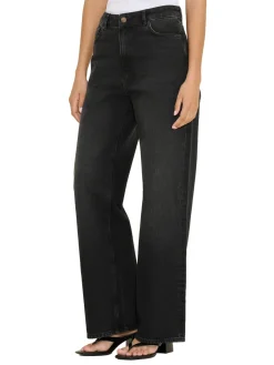 Jeans<Holzweiler Wide Jeans Jeans Vasket Sort