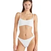 Badetøy<Hunza G Phoebe Bikini Crinkle Bikini Hvit