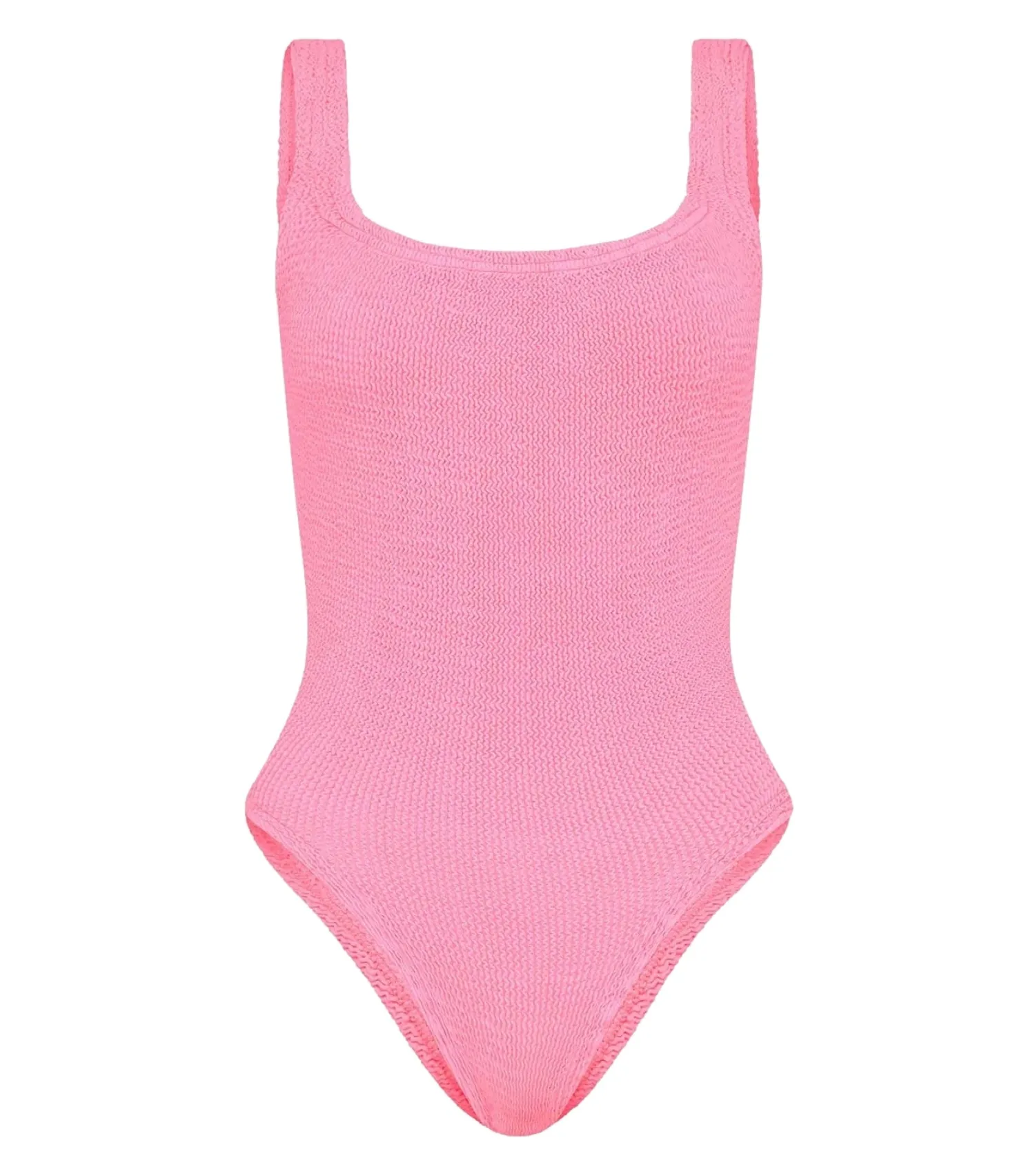 Badetøy<Hunza G Square neck swim crinkle Badedrakt Rosa