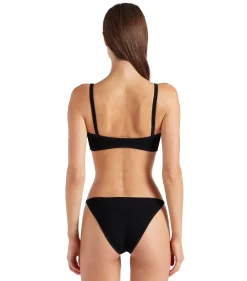 Badetøy<Hunza G Tyler Bikini Tonal Crinkle Bikini Sort