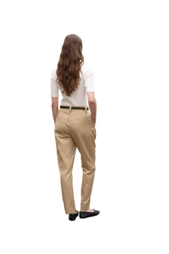Bukser<Julie Josephine Classic Twill Chino Bukse Beige