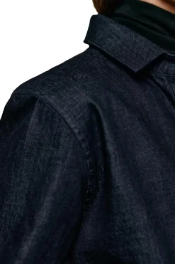 Skjorter<Julie Josephine Liv Denim Shirt Skjorte Mørkeblå