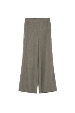 Bukser<Julie Josephine Mathilde Wool Blend Bukse Gråbrun