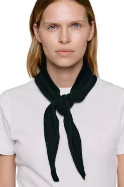 Tilbehør<Julie Josephine Rose Scarf Skjerf Sort