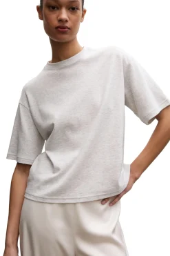 T-Shirt<Julie Josephine Stella Tee T-shirt Lys Grå Melert