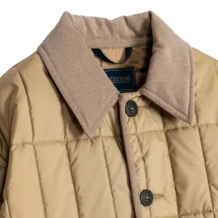 Jakke<Lavenham Button Front Raydon Jakke Beige