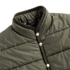 Jakke<Lavenham Horizontal Big Quilt Mickfield Jacket Mens Jakke Grønn