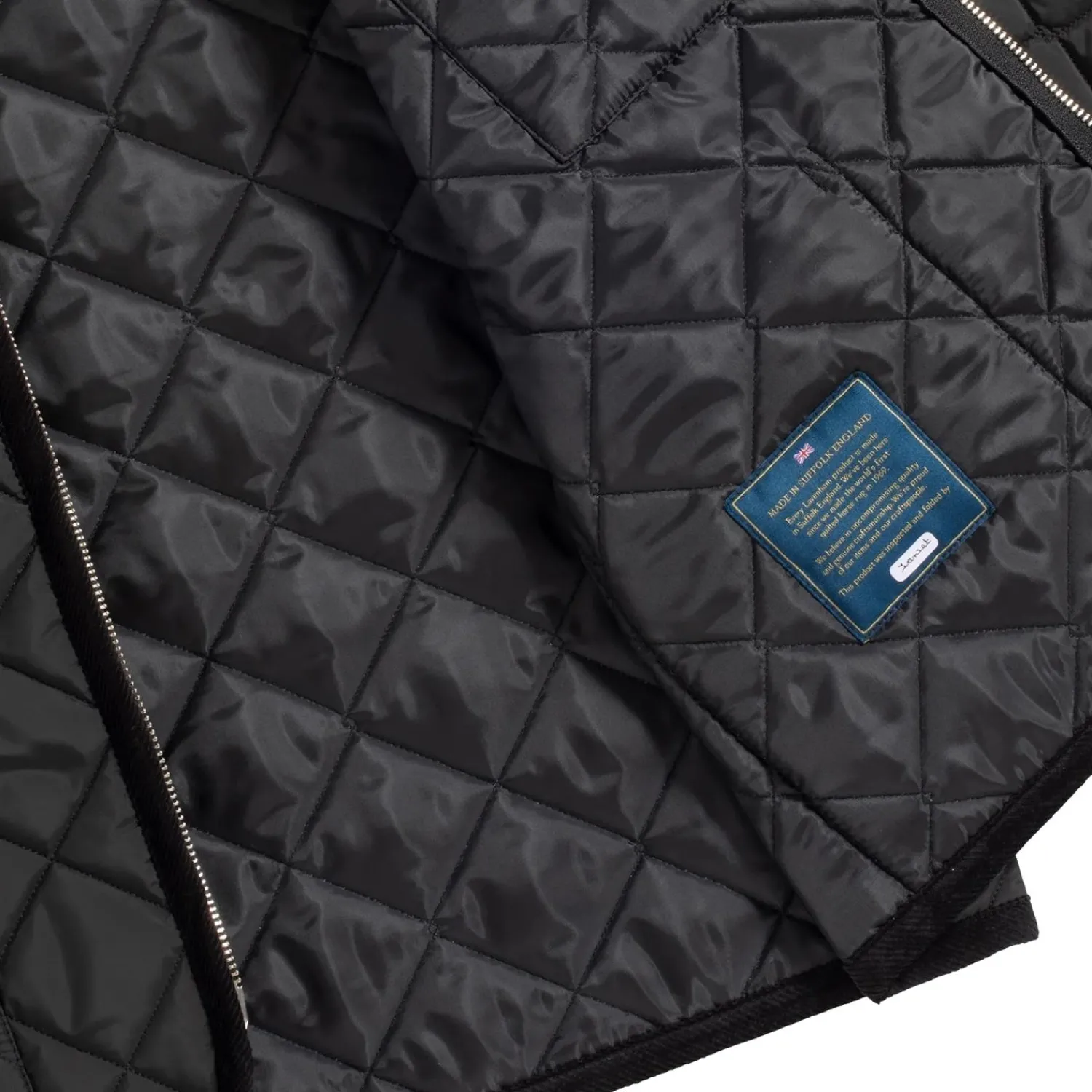 Jakke<Lavenham UNWADDED TEYNHAM Jakke Sort