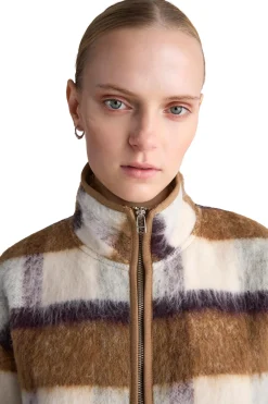 Genser<Livid Barkle Yellow Check Genser Gul