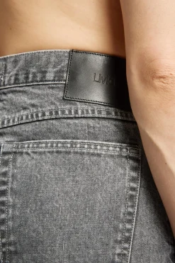 Jeans<Livid Barnes Japan Gravel Jeans Vasket Sort