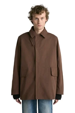 Jakke<Livid Gill Brown Wax Jakke Brun