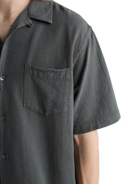 Skjorte<Livid Stone Loose Skjorte Grå