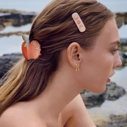 Maanesten<Maanesten Abelta Hairclaw Cranberry Hårspenne Vinrød