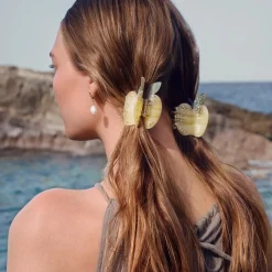 Maanesten<Maanesten Abelta Hairclaw Pear Sorbet Hårspenne Pastellgul