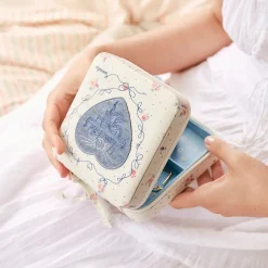 Maanesten<Maanesten Amelia Jewelry Box Smykkeskrin Beige Og Blå