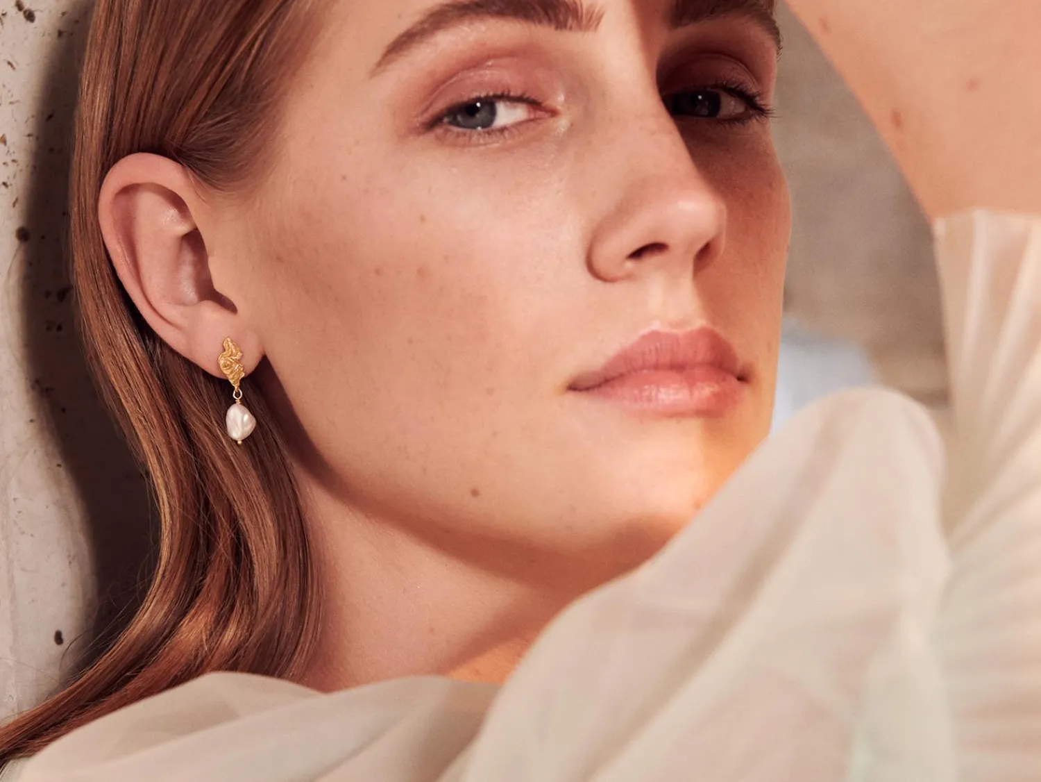 Maanesten<Maanesten Frigg Earring Øredobber Sølv