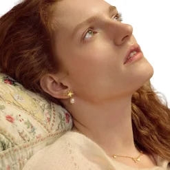 Maanesten<Maanesten Gabrielle Earrings Øredobber Gull