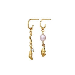 Maanesten<Maanesten Lyric Earring Øredobber Gull