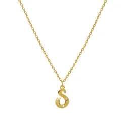 Maanesten<Maanesten S Alphabet Smykke Gull