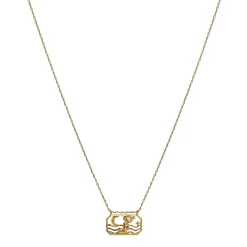 Maanesten<Maanesten Zodiac Aries Necklace Væren Smykke Gull