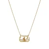 Maanesten<Maanesten Zodiac Capricorn Necklace Steinbukk Smykke Gull