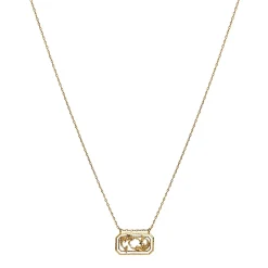 Maanesten<Maanesten Zodiac Pisces Necklace Fisk Smykke Gull