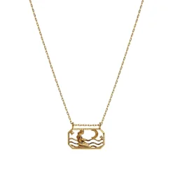 Maanesten<Maanesten Zodiac Virgo Necklace Jomfruen Smykke Gull