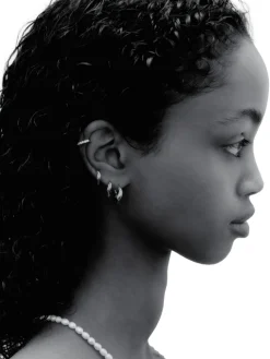 Maria Black<Maria Black Anil 10 Huggie Øredobber Sølv