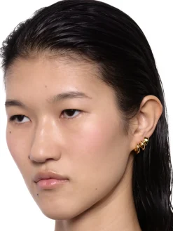 Maria Black<Maria Black Coil Crawler Earring Left Øredobber Gull