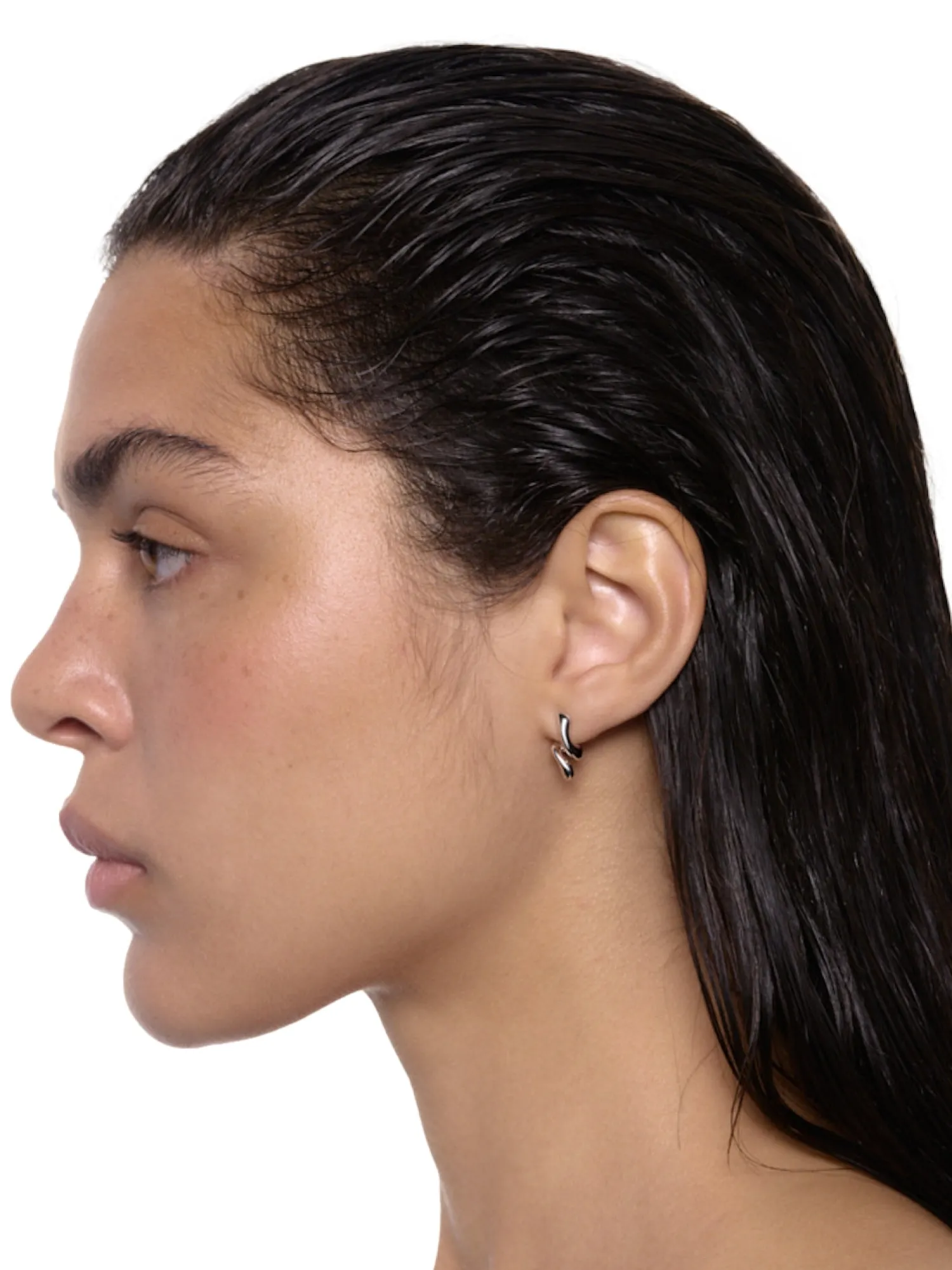 Maria Black<Maria Black Coil Curl Studs Pair Øredobber Sølv